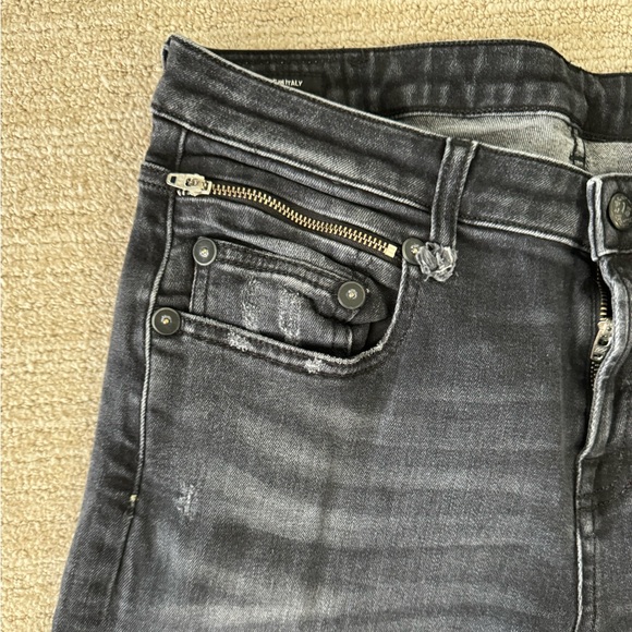 R13 Biker Boy Skinny Leg Jean - Picture 9 of 10